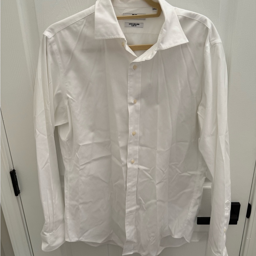 Uniqlo White Classic Dress Shirt